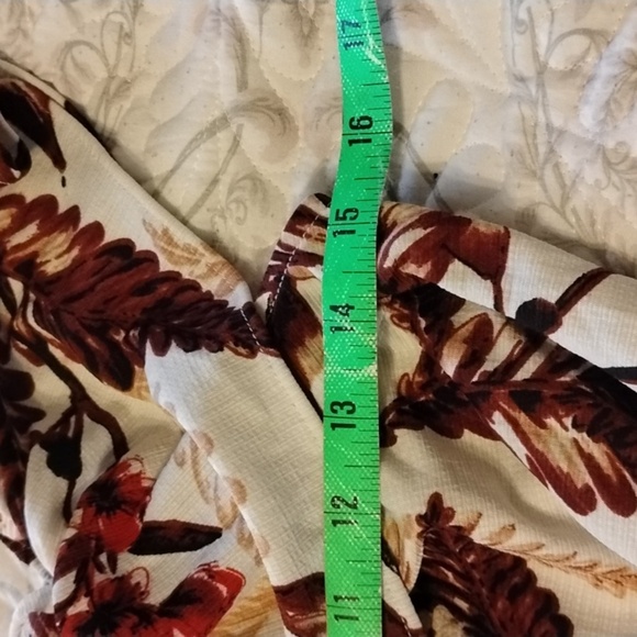 Lildy Woman's Brown & Beige Off Shoulder High Low Hem Dress, Size: S-M - Picture 9 of 12